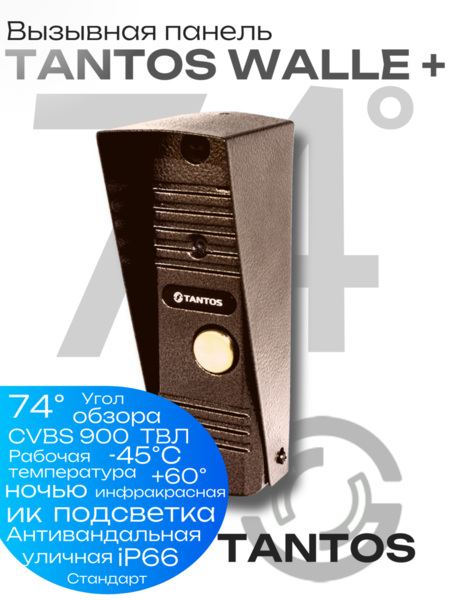 Вызывная панель TANTOS WALLE+
