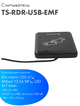 TANTOS TS-RDR-USB-EMF — USB-считыватель карт Em-marin и Mifare