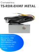 TANTOS TS-RDR-EHMF Metal — считыватель Em-marin, HID PROX и Mifare
