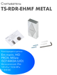 TANTOS TS-RDR-EHMF Metal — считыватель Em-marin, HID PROX и Mifare